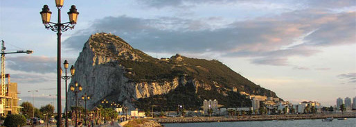 The mountain of Gibraltar can be seen from over 50 kilometers during clear day