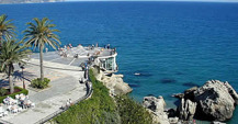 Balcon de Europa with fantastic views over Nerja cliffs